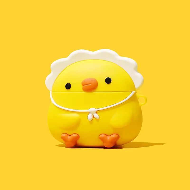 Cute Chicken Earphone Case Cover For Airpods 1/2/3/4/Pro/Pro 2 (NOT INCLUDED Earphone)