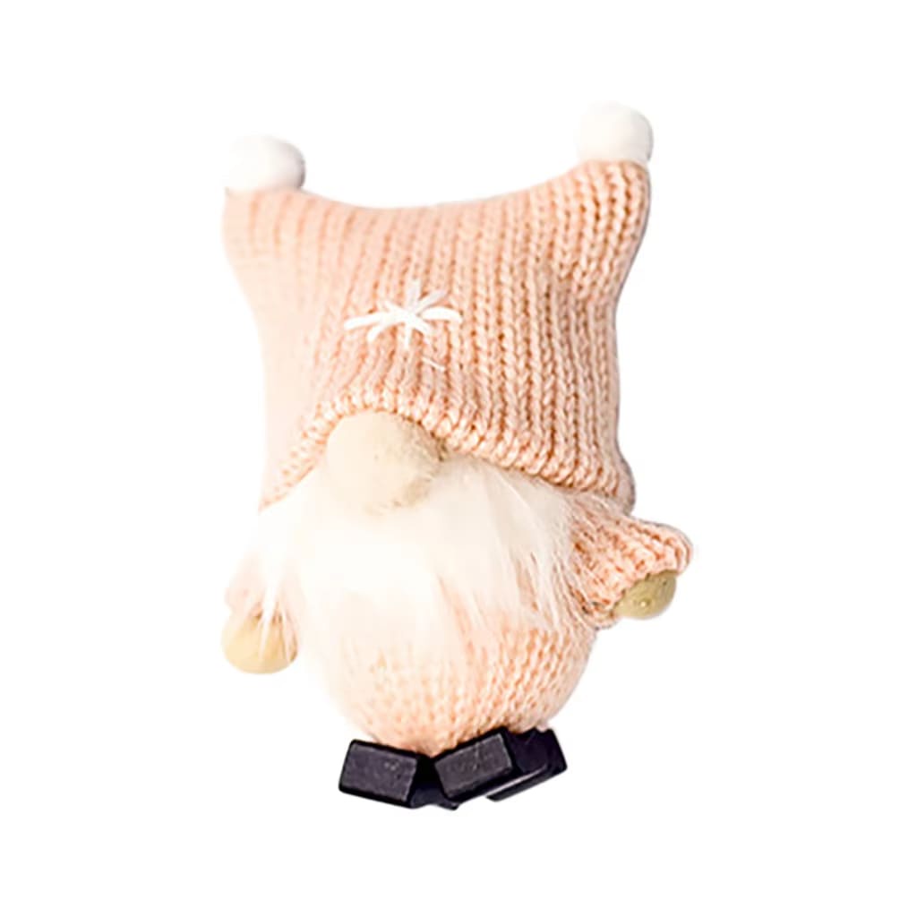 10cm Doll Elf Gnome Decorations for Home pink