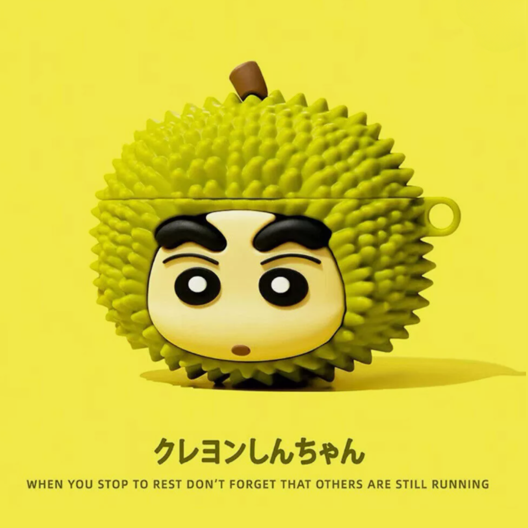 Durian Crayon Shin-chan Earphone Case Cover For Airpods 1/2/3/4/Pro/Pro 2 (NOT INCLUDED Earphone)