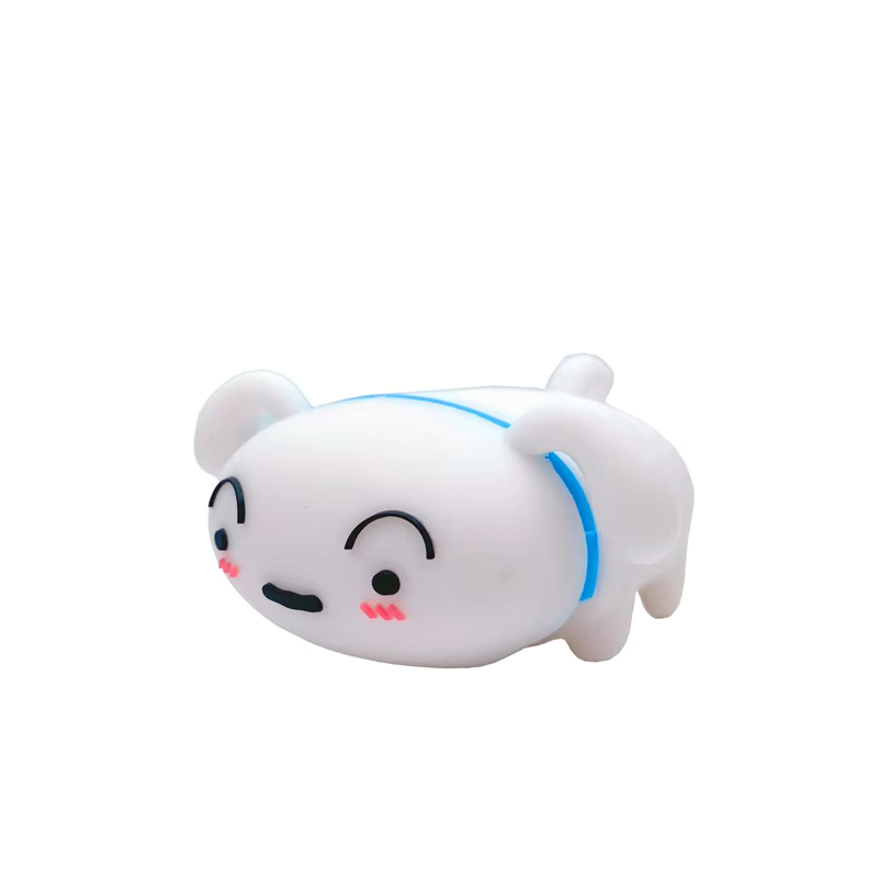 Cute White Dog Earphone Case Cover For Airpods 1/2/3/4/Pro/Pro 2 (NOT INCLUDED Earphone)