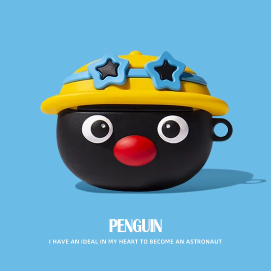 Cute Penguin Earphone Case Cover For Airpods 1/2/3/4/Pro/Pro 2 (NOT INCLUDED Earphone)