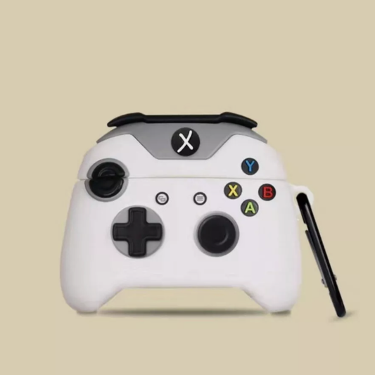 White Game Console Earphone Case Cover For Airpods 1/2/3/4/Pro/Pro 2 (NOT INCLUDED Earphone)